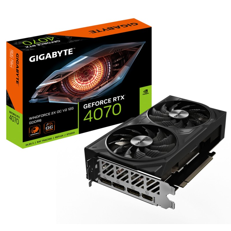Gigabyte GeForce RTX 4070 WINDFORCE 2X OC V2 12G 12GB OC Edition